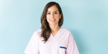 health professional woman standing