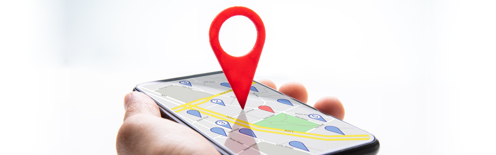 pin location map on phone